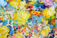 Flower Bed, Painting, Acrylic on Canvas