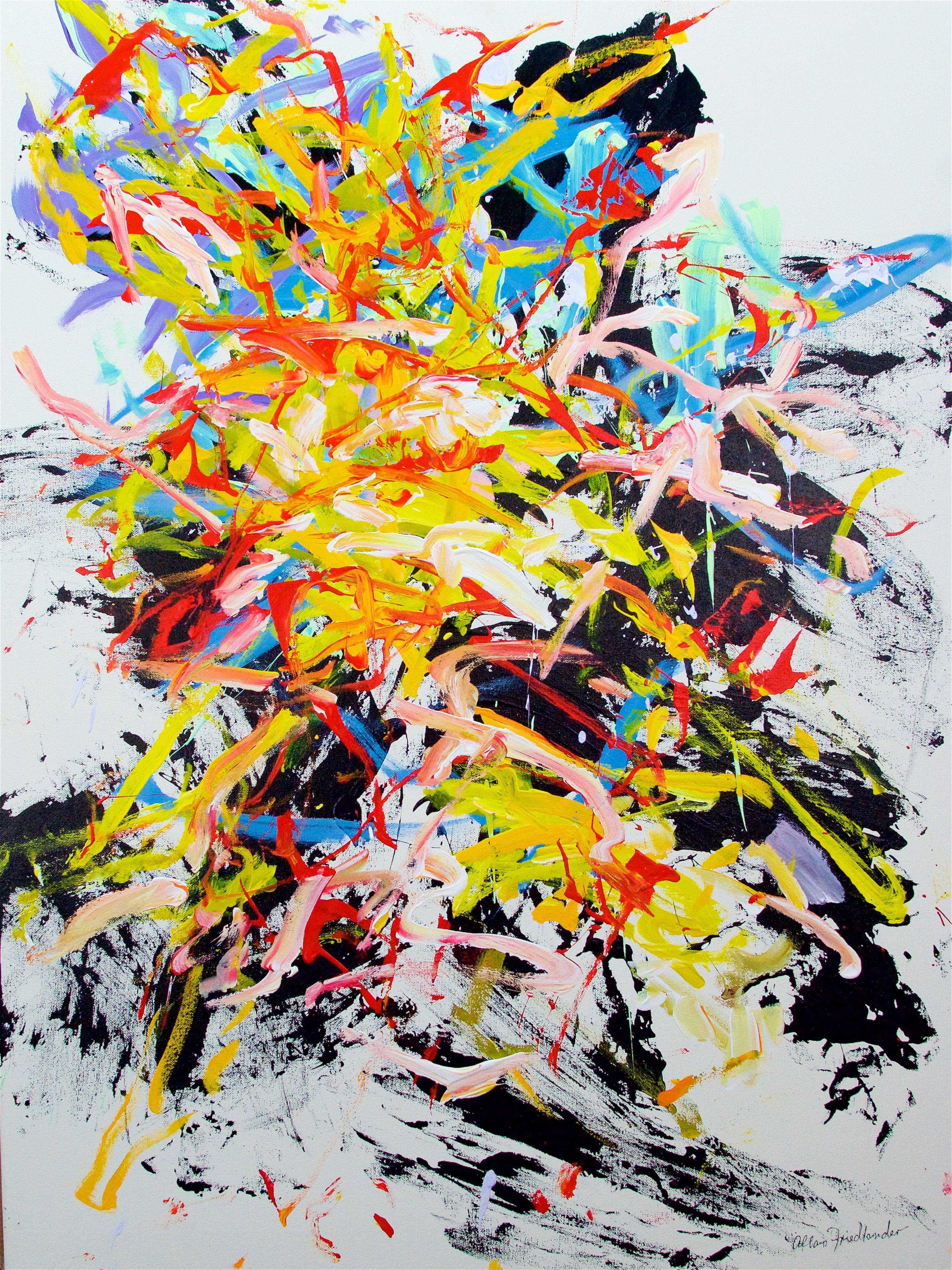 Tornado Alley, Painting, Acrylic on Canvas - Art by Allan P Friedlander