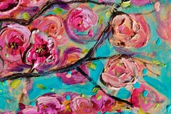 Blossom Explosion, Painting, Acrylic on Canvas