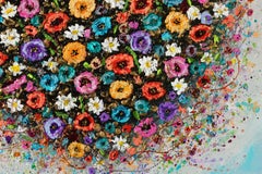 Blooming Gratitude, Painting, Acrylic on Canvas
