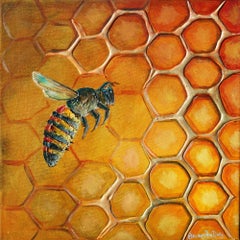 Honey Harmony, Painting, Oil on Canvas