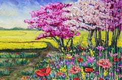 Radiosità primaverile, Pittura, Acrilico su tela