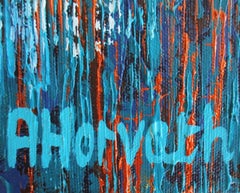 Silver Wood, peinture, acrylique sur toile