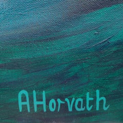 MISTI blu bosco, Pittura, Acrilico su tela