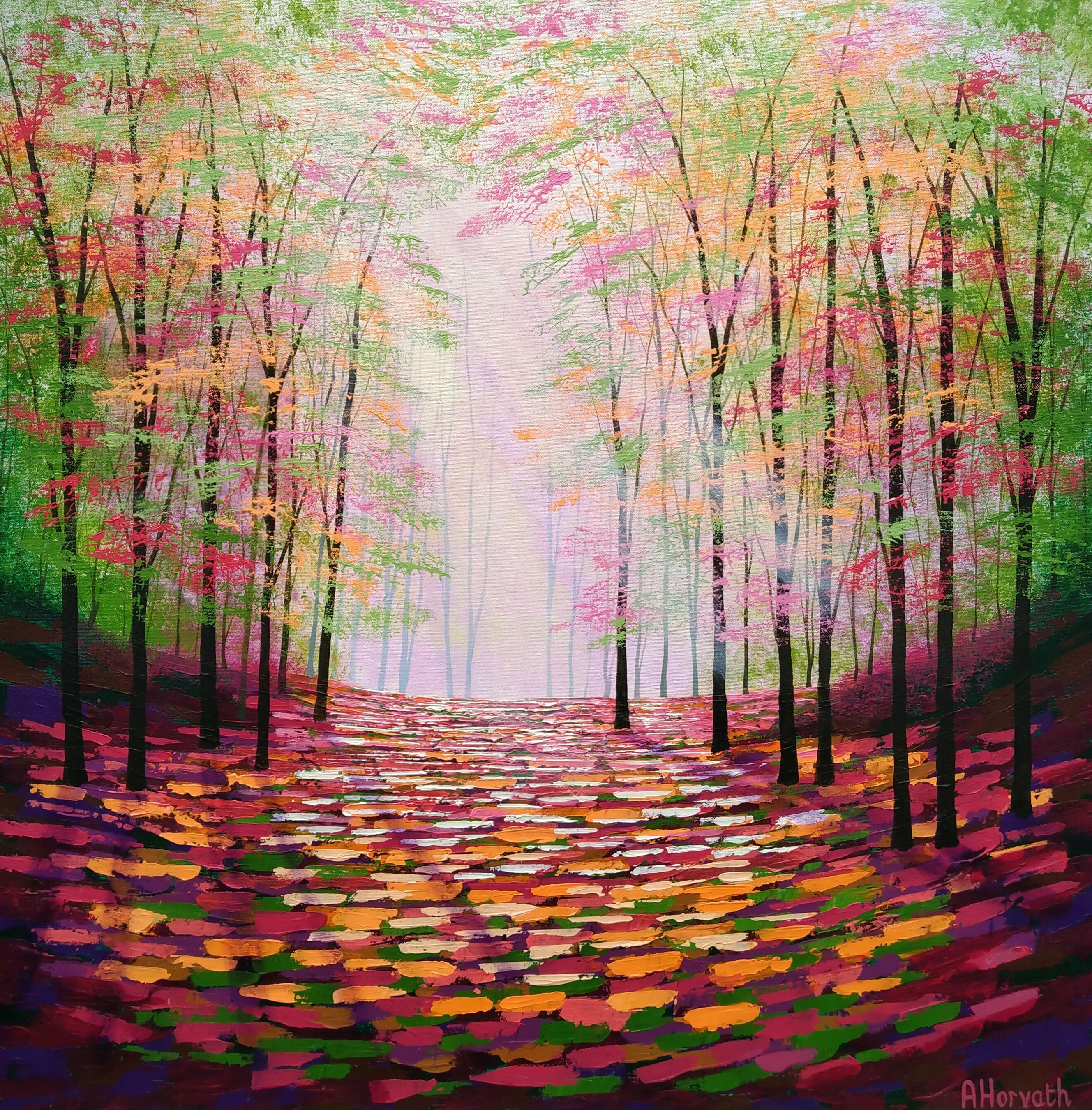 Sunray Gold, Painting, Acrylic on Canvas