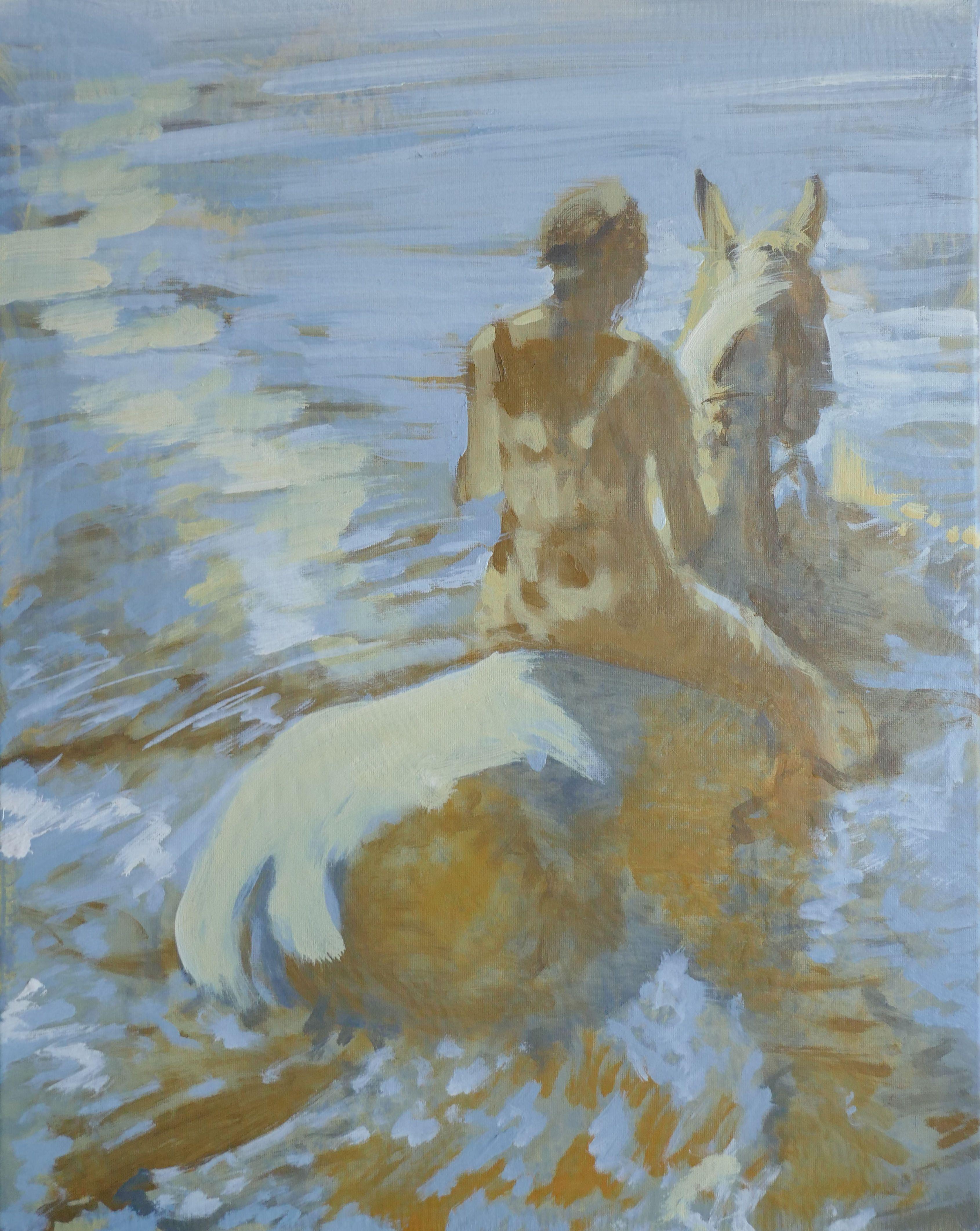 Persephone's Return, Painting, Acrylic on Canvas - Art by Amy Bernays