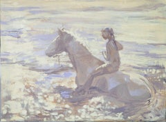 Cabalgando el Espíritu de la Alegría, Pintura, Acrílico sobre lienzo