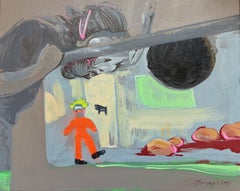 The Man in the Moon, Painting, Acrylic on Canvas