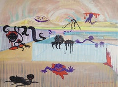 Qué son los límites, Pintura, Acrílico sobre lienzo