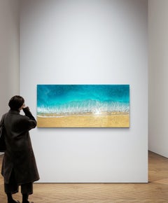 Acque basse, connessioni profonde, Pittura, Acrilico su pannello di Wood