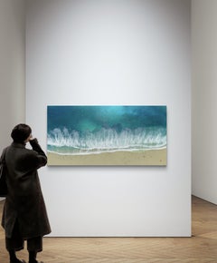 Shallow Waters, Deep Serenity, Painting, Acrylic on Wood Panel