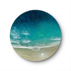 Round Ocean #107, Painting, Acrylic on Wood Panel