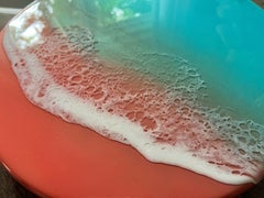 Round Ocean #52, Painting, Acrylic on Wood Panel