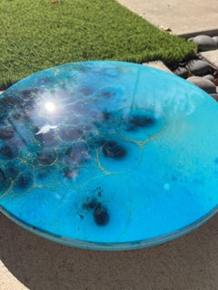 Round Ocean #76, Painting, Acrylic on Wood Panel