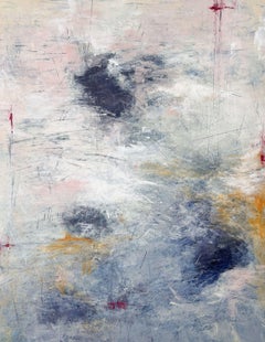 Washed Denim, Painting, Oil on Paper