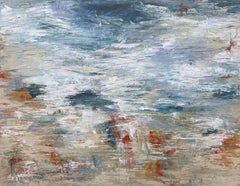 Watersound I, Pittura, Olio su carta