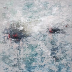 Perdu dans le brouillard, peinture, huile sur papier