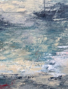 Ocean's Edge, Painting, Oil on Paper