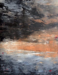 Eclipse I, Pintura, Óleo sobre papel
