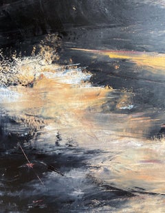 Eclipse III, Painting, Oil on Paper