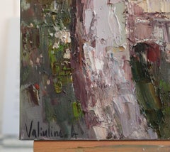 Evening Glow of the Colosseum, Painting, Oil on Canvas