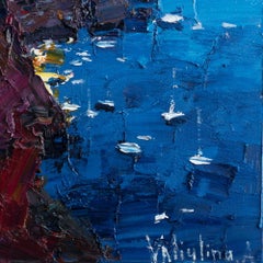 Santorini, Greece, Painting, Oil on Canvas