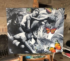 Sonido del recuerdo eterno, Pintura, Óleo sobre lienzo