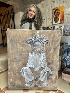 Anansi Awakens, Painting, Oil on Canvas