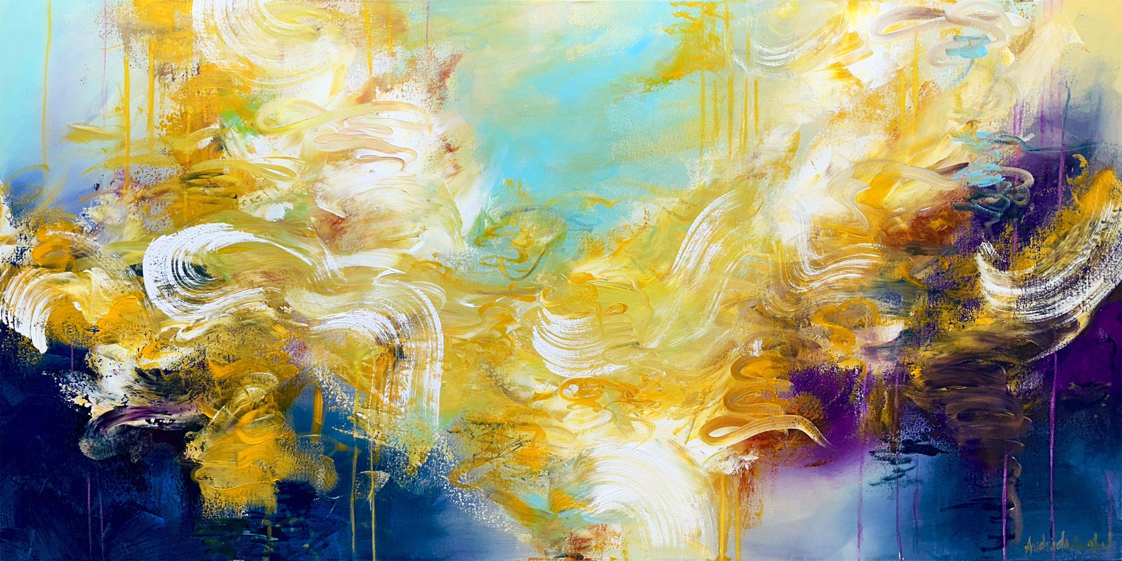 Embers of Renewal, Painting, Oil on Canvas