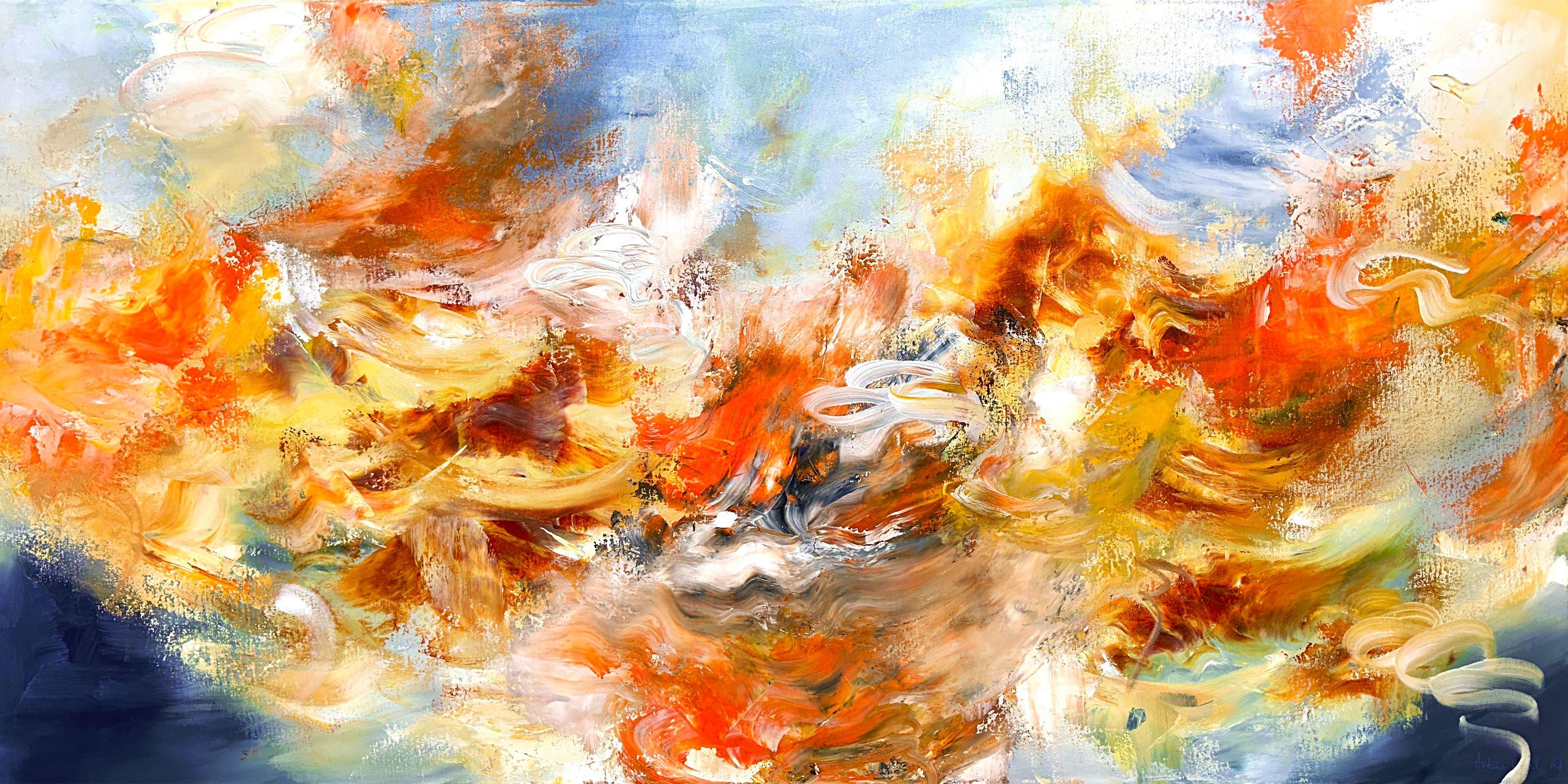 Ashes of light, Painting, Acrylic on Canvas