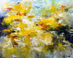 Riff mit wandernden Seesternen, Gemälde, Acryl auf Leinwand