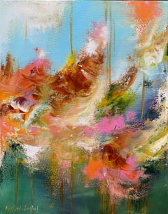 Wildfire Dreams, Painting, Acrylic on Canvas