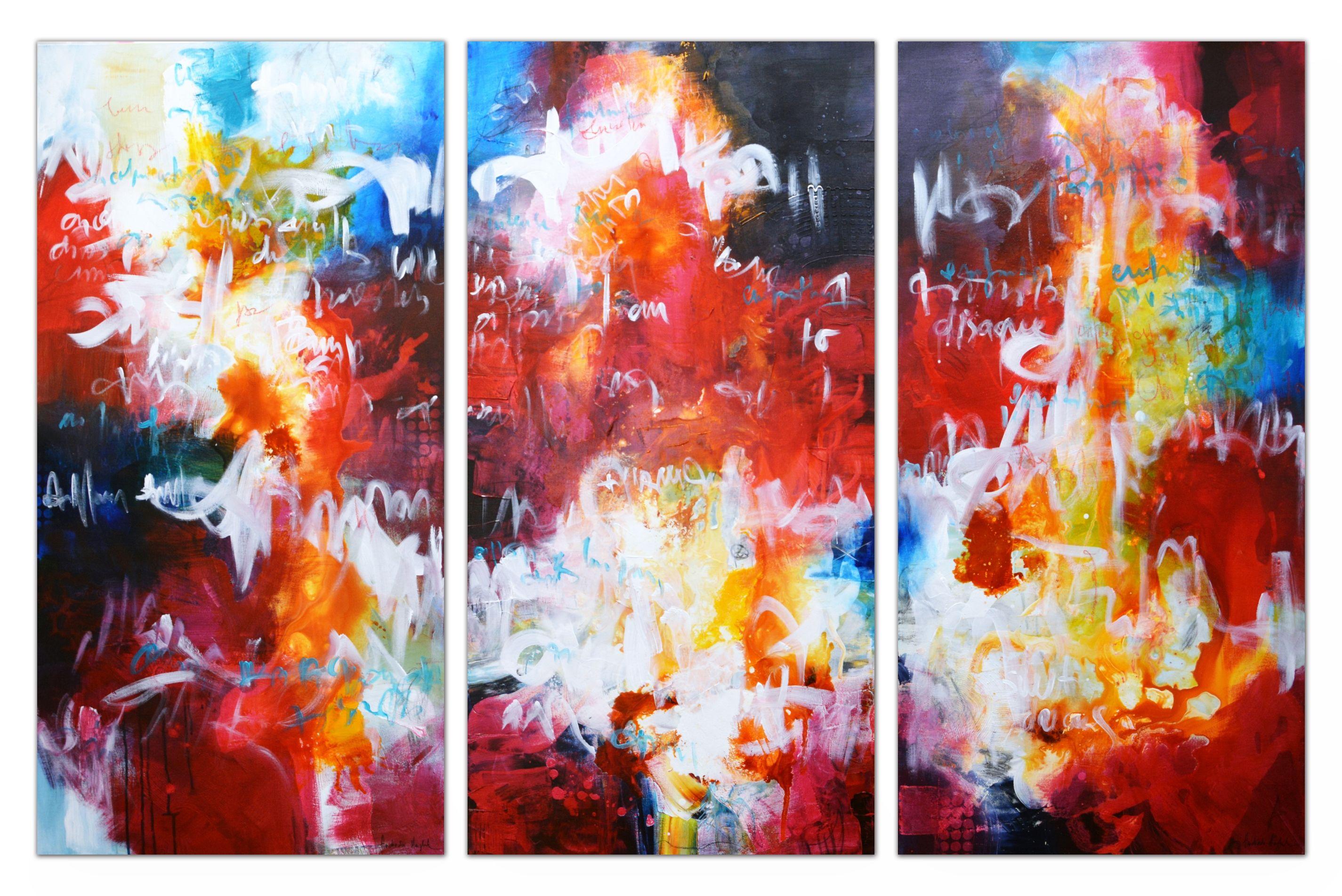 Who I Am to Disagree, Painting, Acrylic on Canvas - Art by Andrada Anghel