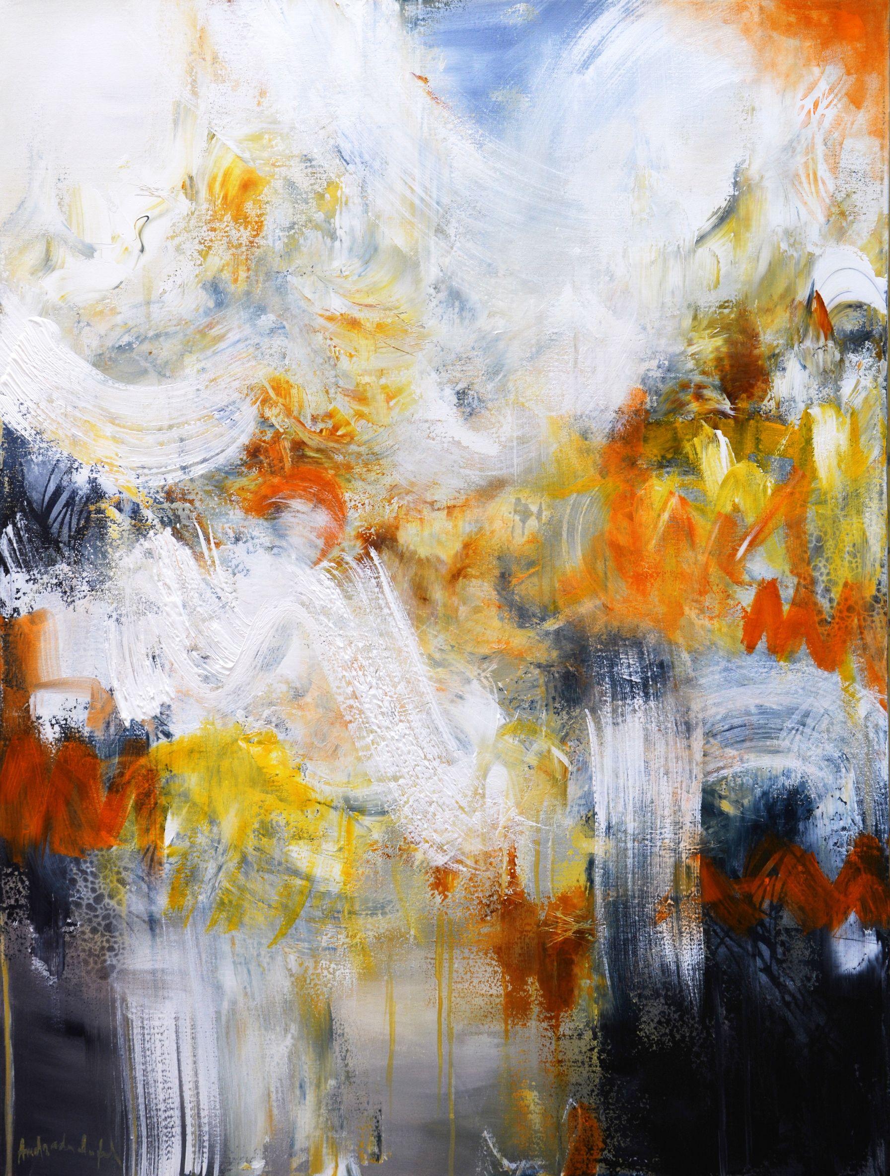Ätherische Ströme, Gemälde, Acryl auf Leinwand