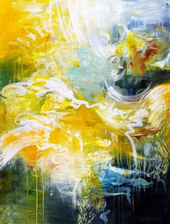 Gebrochene Spiegelungen, Malerei, Acryl auf Leinwand