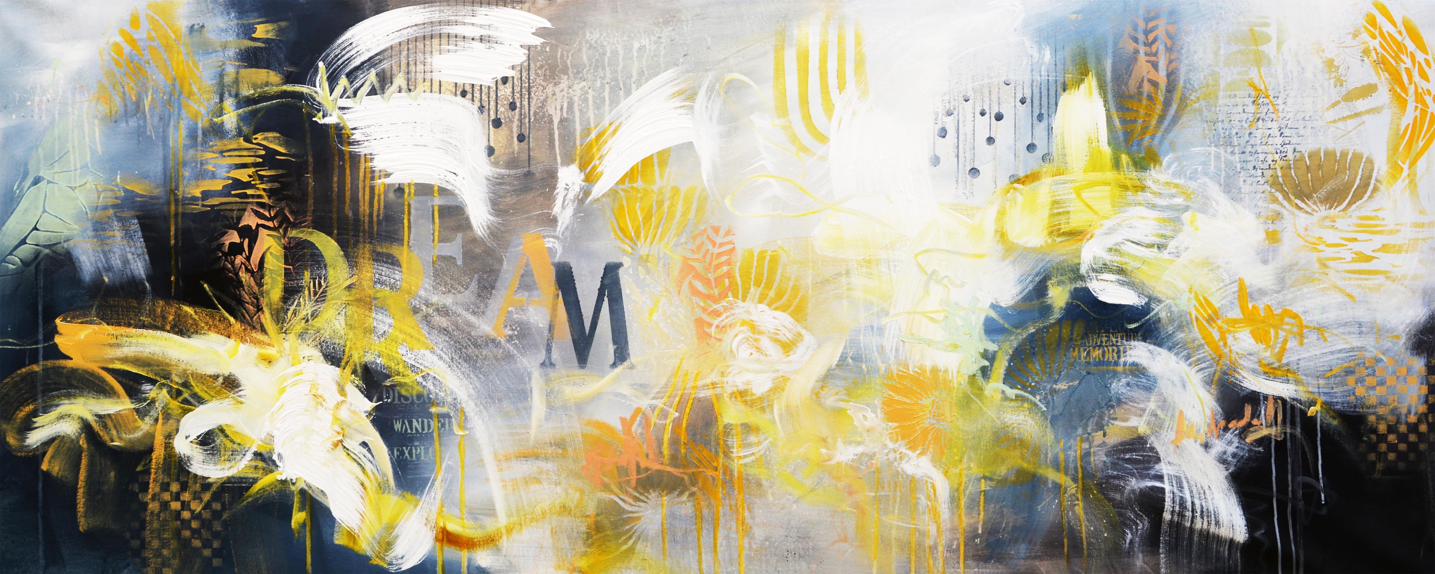 A World of Possibilities, Painting, Acrylic on Canvas - Art by Andrada Anghel