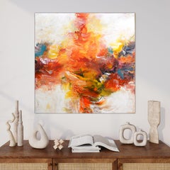 Murmures de couleur, peinture, huile sur toile