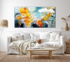 Elektrischer Garten, Malerei, Acryl auf Leinwand