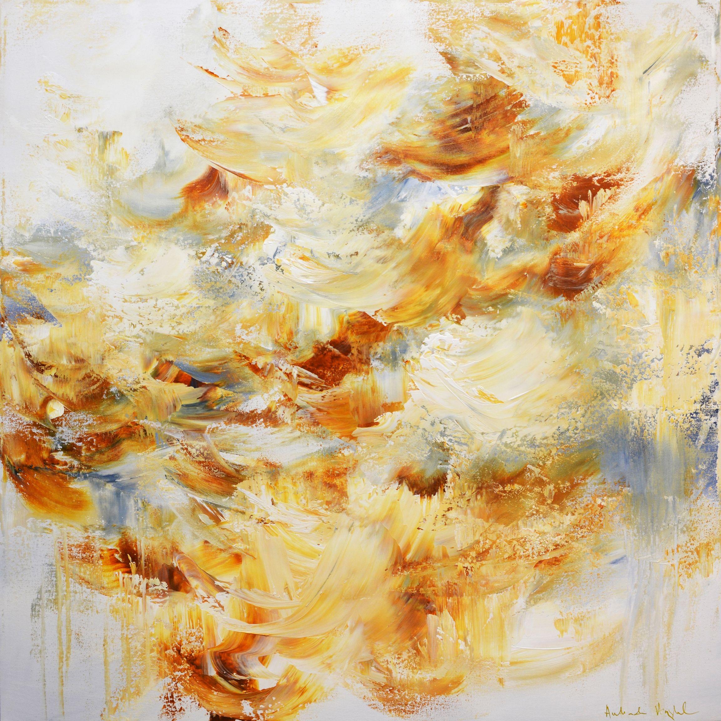 Storm, Painting, Acrylic on Canvas - Art by Andrada Anghel