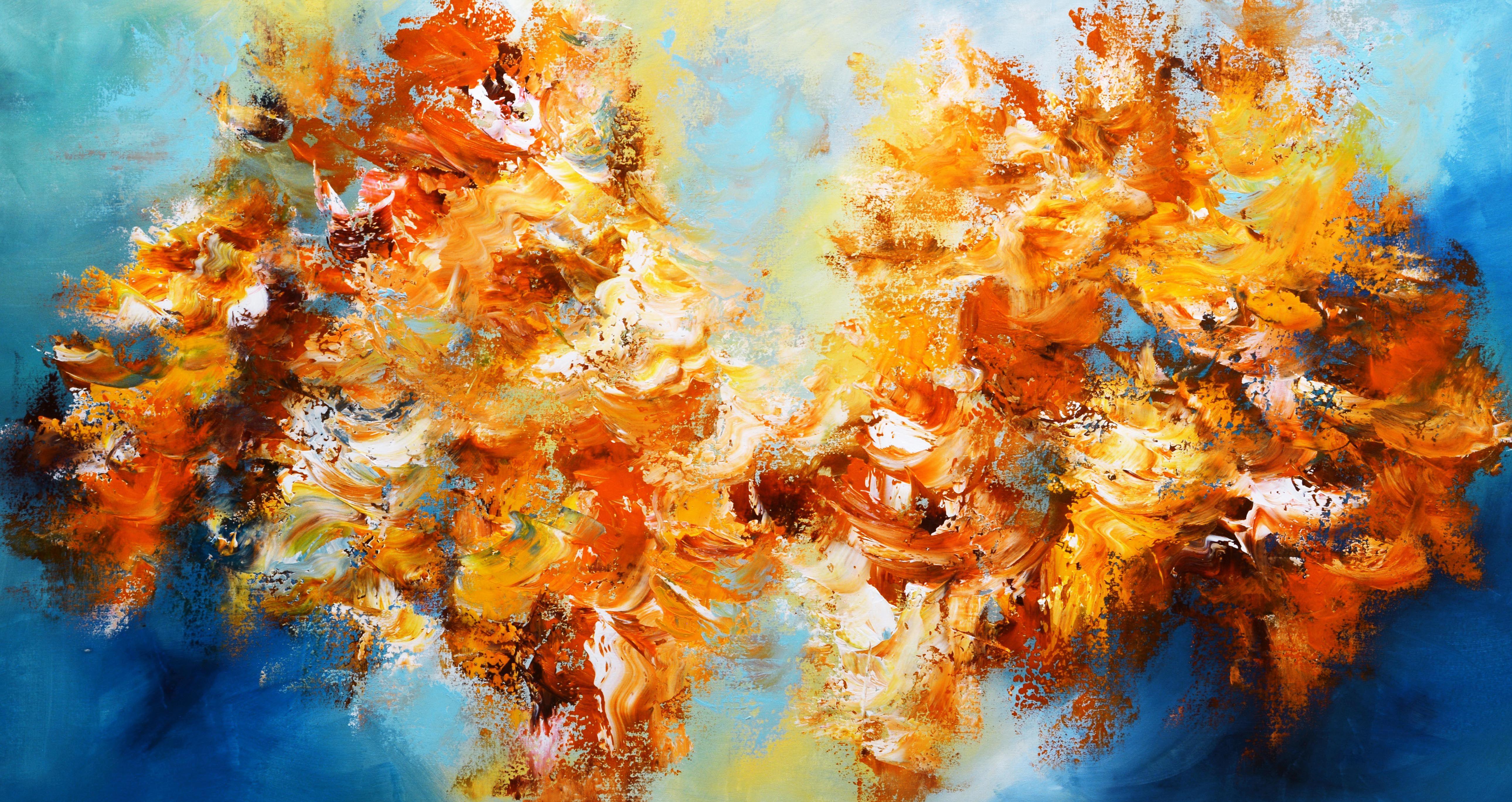 Gardens by the Bay, Painting, Acrylic on Canvas