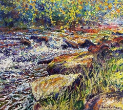 Energy of the mountains, Painting, Oil on Canvas