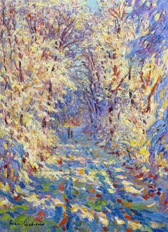 Silver of calm, Painting, Oil on Canvas