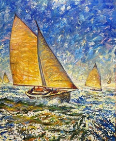 Sails of freedom, Painting, Oil on Canvas