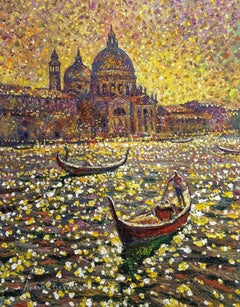 The gold of Venice, Painting, Oil on Canvas