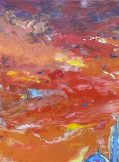 Evening Istanbul, Painting, Oil on Canvas