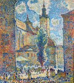 Rynok Square. Lviv, Painting, Oil on Canvas