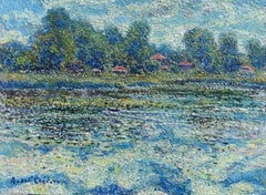 Flusso di silenzio, Pittura, Olio su tela