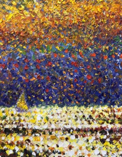 Mediterranean glow, Painting, Oil on Canvas