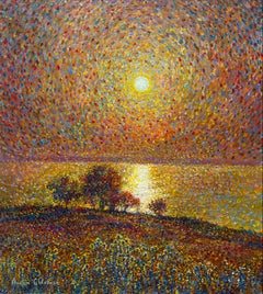 La radiosità del silenzio, Pittura, Olio su tela