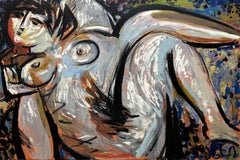 Rest, Painting, Oil on Canvas
